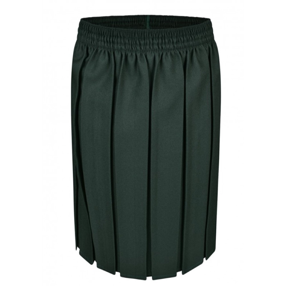 Box Pleat Skirt - Bottle Green - Innovation, Skirts & Dresses