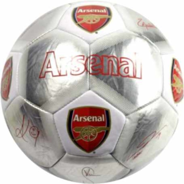 Arsenal Signature Ball Silver, Football Souvenirs, Souvenirs