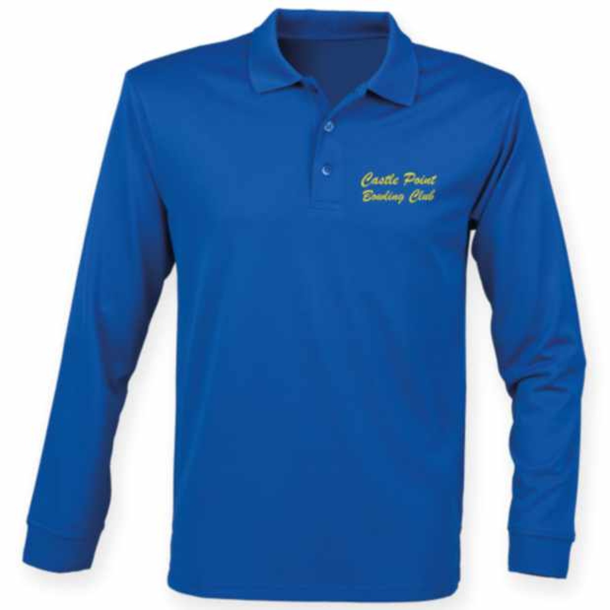 Castle Point Bowling Club - Cool Polo Long Sleeve, Castle Point Bowling Club