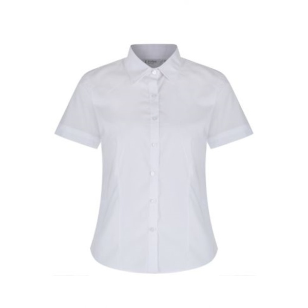 Blouse White - Twin Pack - Short Sleeve - Trutex, James Hornsby School, Beauchamps High School, Shirts & Blouses, Castle View School, Cornelius Vermuyden