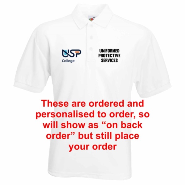 USP College - Polo Shirt, USP College - Uniformed Protective Services