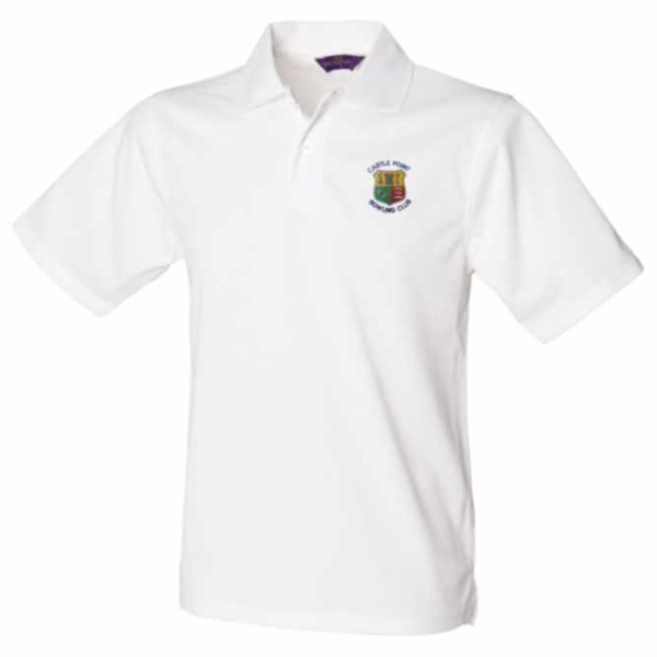 Castle Point Bowling Club - Full Badge Cool Polo Unisex, Castle Point Bowling Club