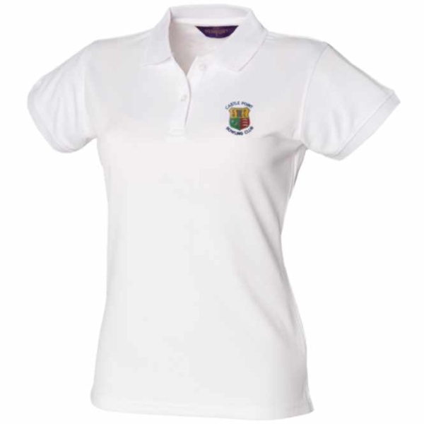 Castle Point Bowling Club - Full Badge Cool Polo Ladies, Castle Point Bowling Club