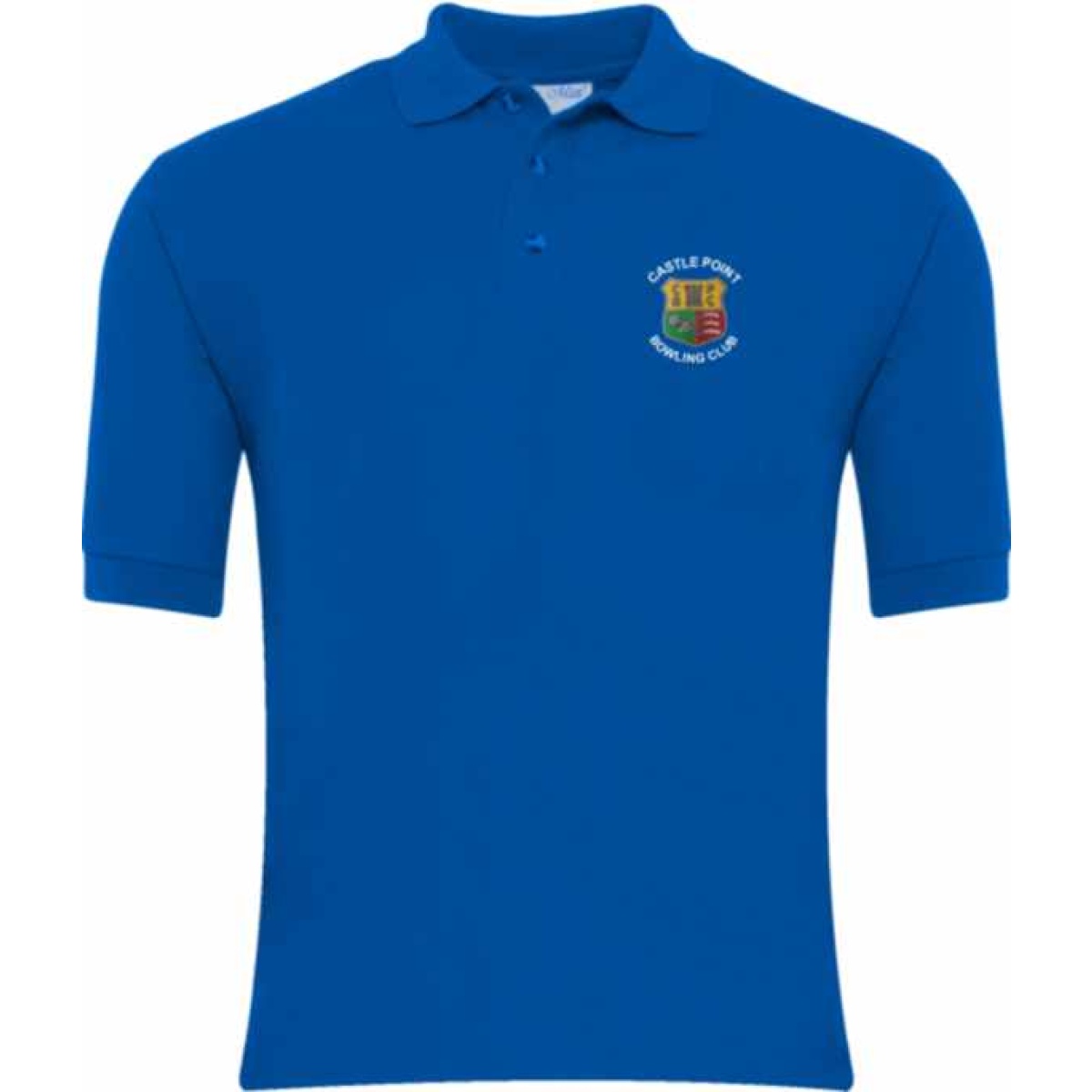 Castle Point Bowling Club - Full badge polo ladies, Castle Point Bowling Club