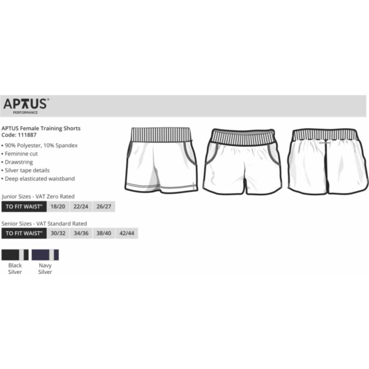 James Hornsby School - PE Shorts Girls, James Hornsby School