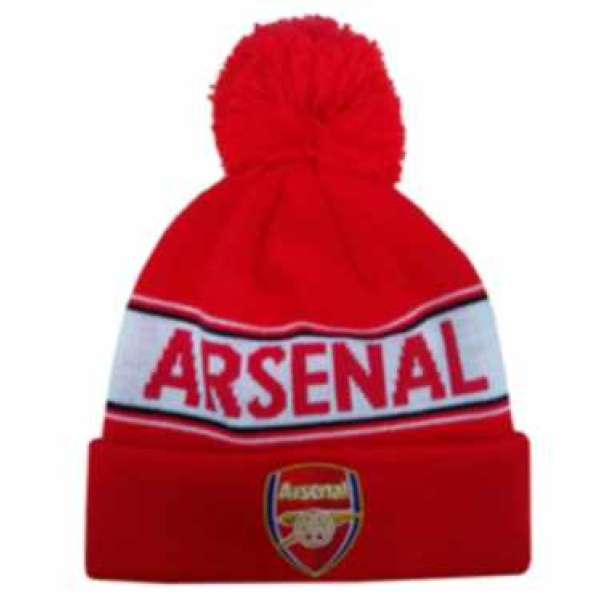 Arsenal Text Cuff Knit Hat, Football Souvenirs, Souvenirs