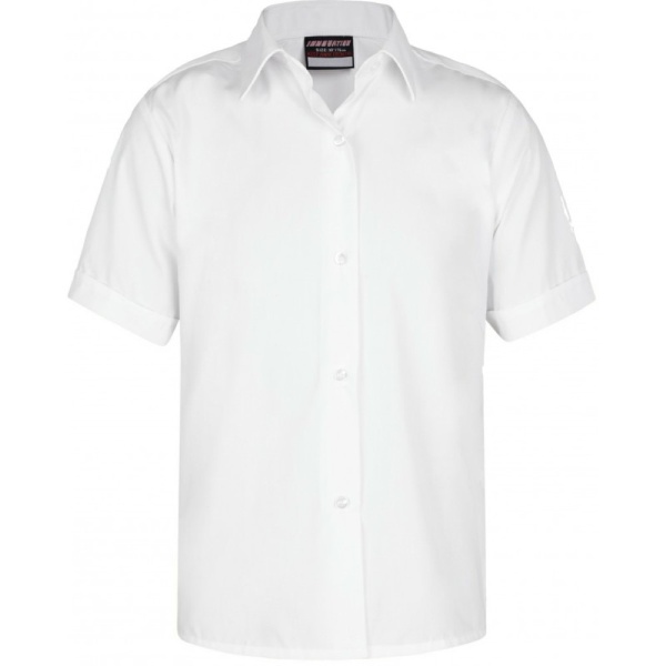 Blouse - White - Twin Pack - S/Sleeve - Innovation, James Hornsby School, Beauchamps High School, Shirts & Blouses, Castle View School, Cornelius Vermuyden