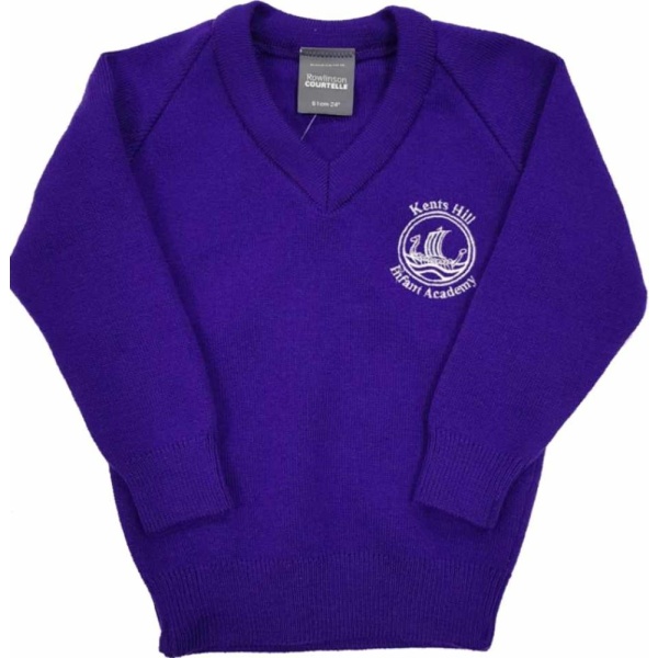Kents Hill Infant Academy - Knitted V Neck, Kents Hill Infant Academy