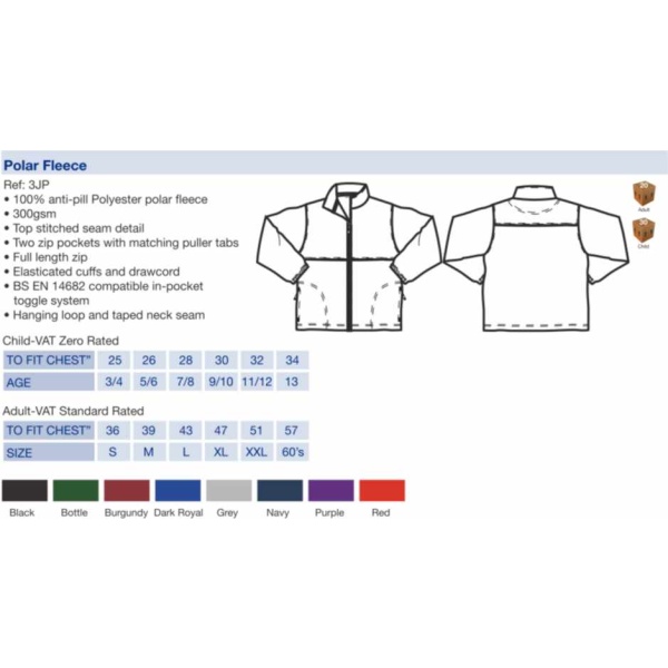 Leigh Beck Infant School - Fleece Jacket, Leigh Beck Infants School