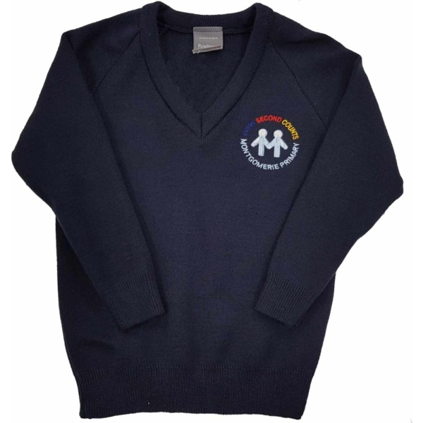 Montgomerie Primary - Knitted V Neck, Montgomerie School