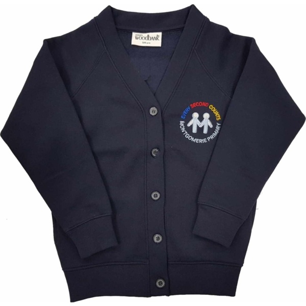 Montgomerie Primary - Sweat Cardigan, Montgomerie School