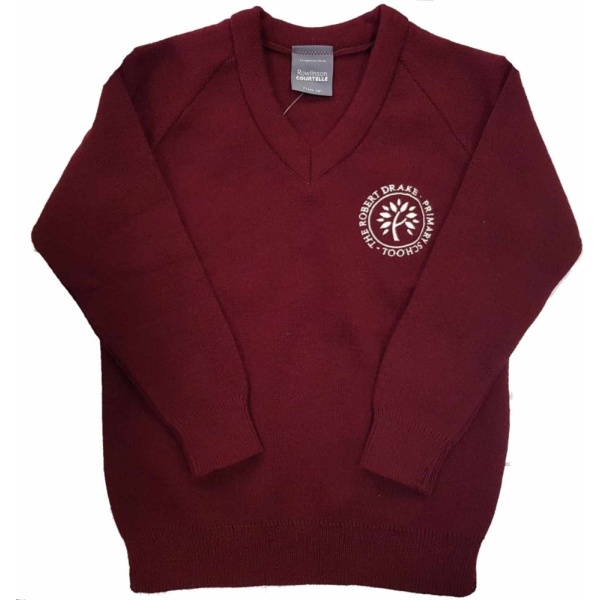 Robert Drake Primary - Knitted V Neck, Robert Drake School
