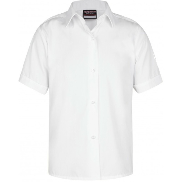 Blouse - White - Twin Pack - S/Sleeve - Innovation, James Hornsby School, King John School, Beauchamps High School, Shirts & Blouses, Castle View School, Cornelius Vermuyden, Appleton School