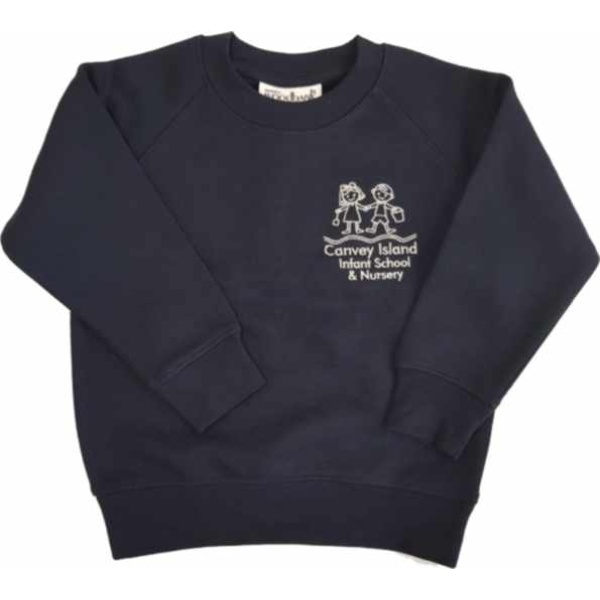 Canvey Island Infants - Crew Sweat - Woodbank, Canvey Island Infants