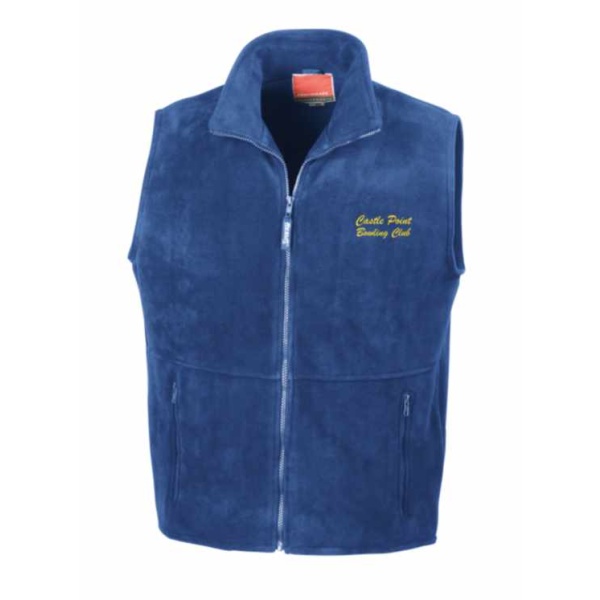 Castle Point Bowling Club - Fleece Gilet, Castle Point Bowling Club