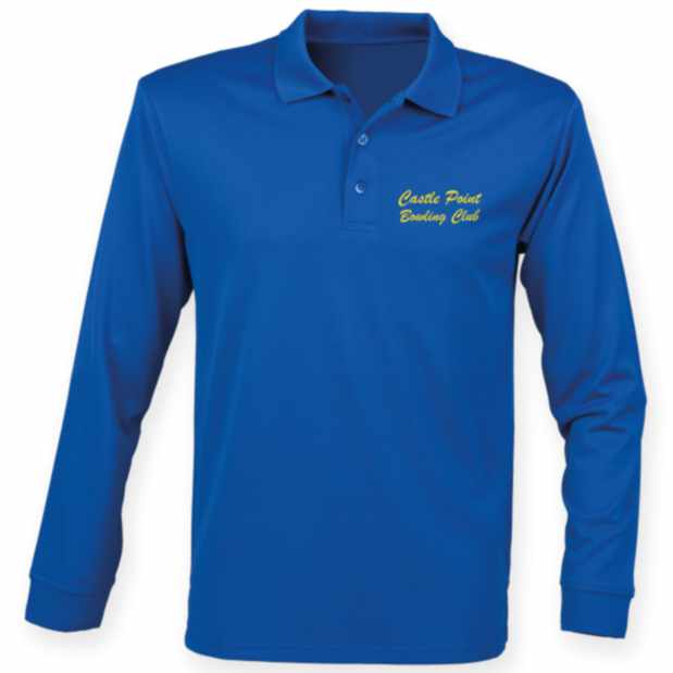 EskimoST-3851_1-10.jpg Castle Point Bowling Club - Cool Polo Long Sleeve, Castle Point Bowling Club