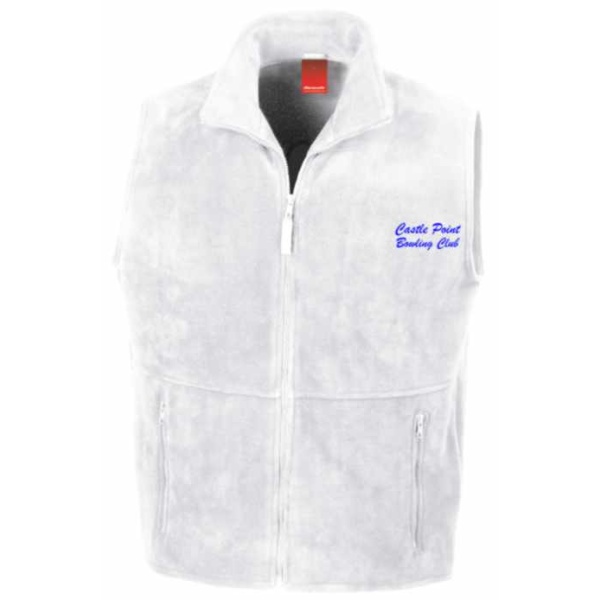 Castle Point Bowling Club - Fleece Gilet, Castle Point Bowling Club