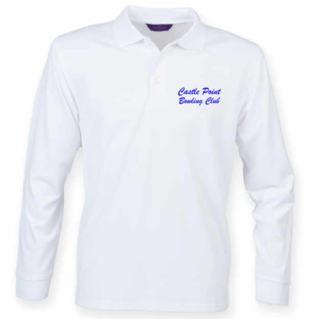 EskimoST-3892_2-10.jpg Castle Point Bowling Club - Cool Polo Long Sleeve, Castle Point Bowling Club