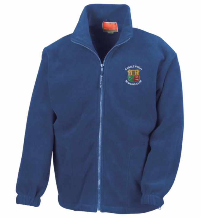 EskimoST-3906_1-10.jpg Castle Point Bowling Club - Full badge Polar Fleece Jacket, Castle Point Bowling Club