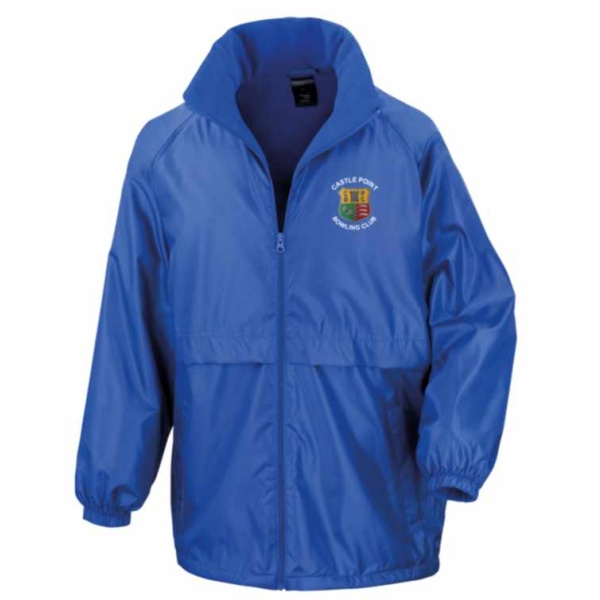 Castle Point Bowling Club - FULL BADGE SHOWER JKT R203, Castle Point Bowling Club