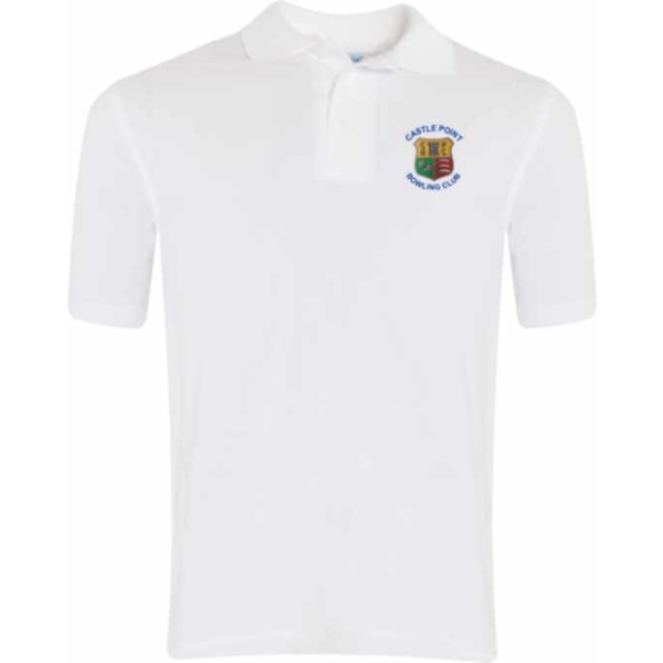 Castle Point Bowling Club - Full badge polo ladies, Castle Point Bowling Club