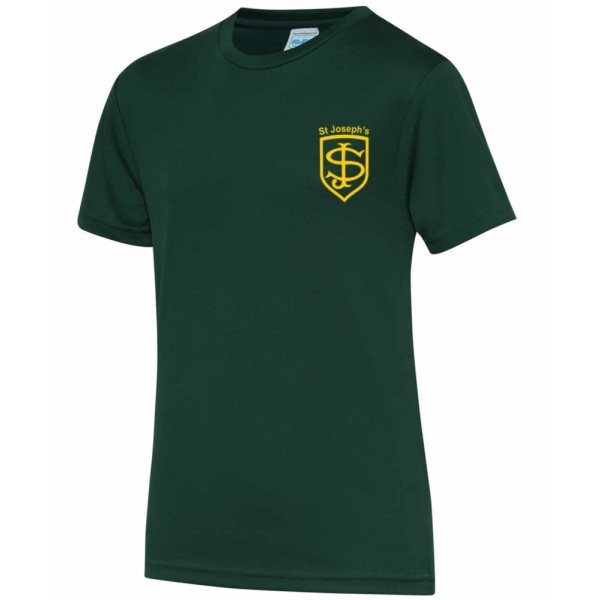St Josephs Catholic School - STJ Sports Fabric PE T, St Joseph's