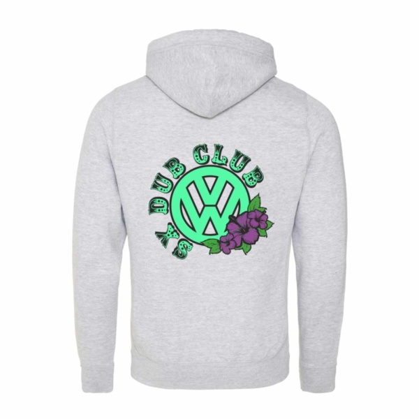 SX Dub Club - Cross Neck Hibiscus Hoodie, SX Dub Club