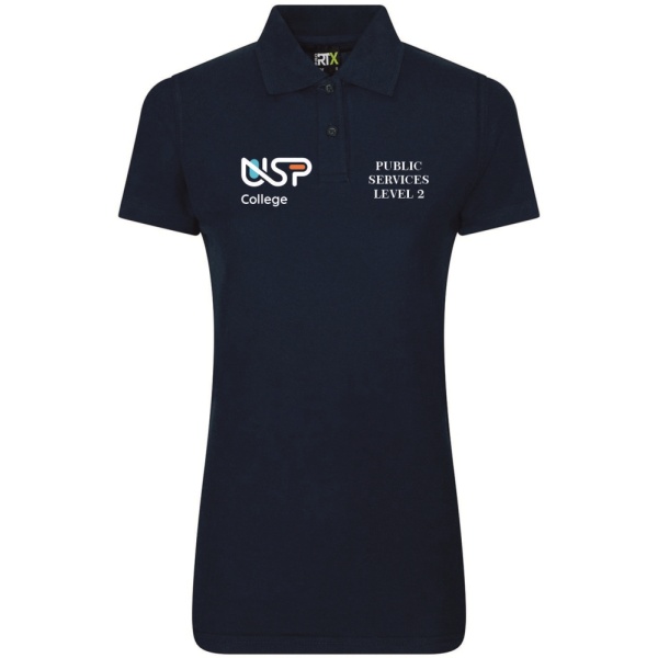USP College - Level 2 Public Services Womens Polo, USP Uniformed and Public Services