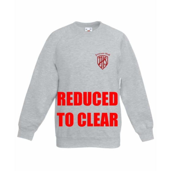 Jotmans Hall School - PE Crew Sweat - Fruit of the loom, Jotmans Hall School