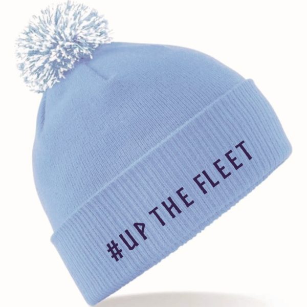 Benfleet FC - UP THE FLEET Knitted Bobble hat, Benfleet FC